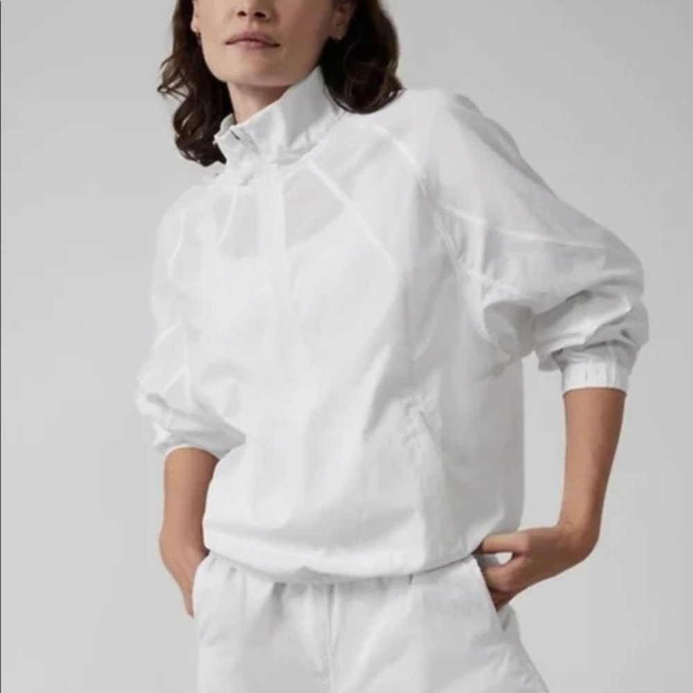 Athleta Grace half zip wind cheater